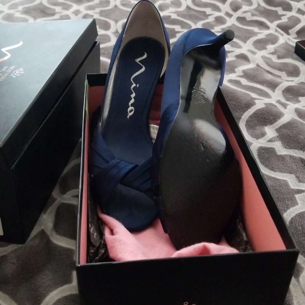 Navy shoes
